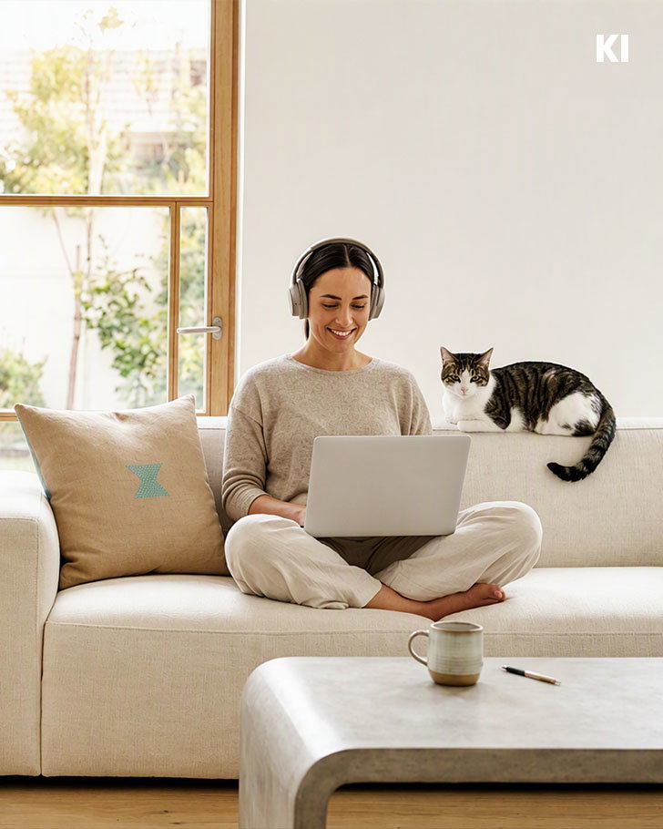person-mit-laptop-und-katze-auf-sofa